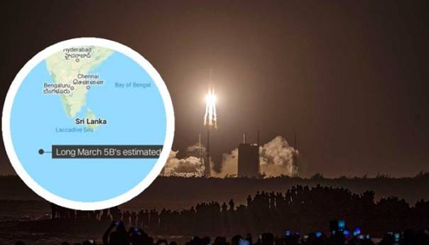 Ostaci kineske rakete pali u Indijski ocean