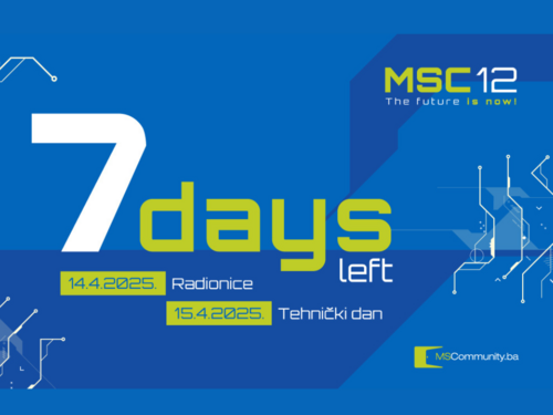 Ostalo je još samo 7 dana do 12. MS Community BiH konferencije