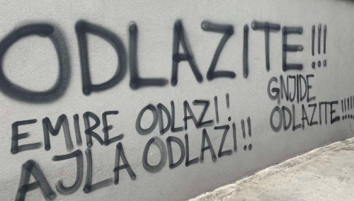 Osvanuli uvredljivi grafiti protiv čelnih ljudi FK Sarajevo