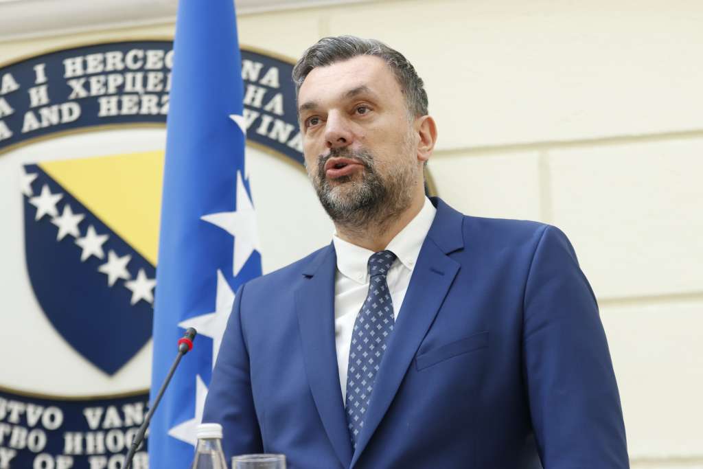 Otkazana konferencija za novinare ministra vanjskih poslova BIH