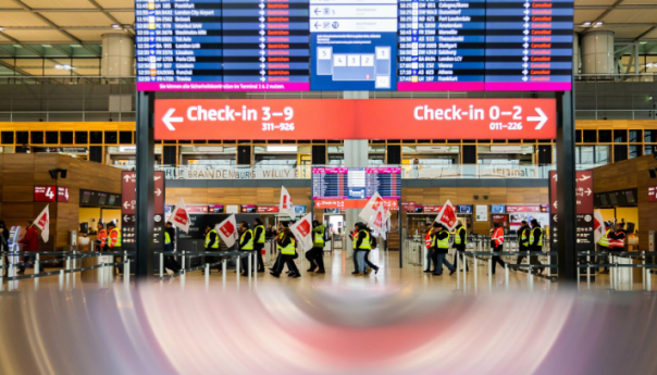 Otkazivanje letova na aerodromima u Berlinu i Hamburgu zbog štrajkova zaposlenih