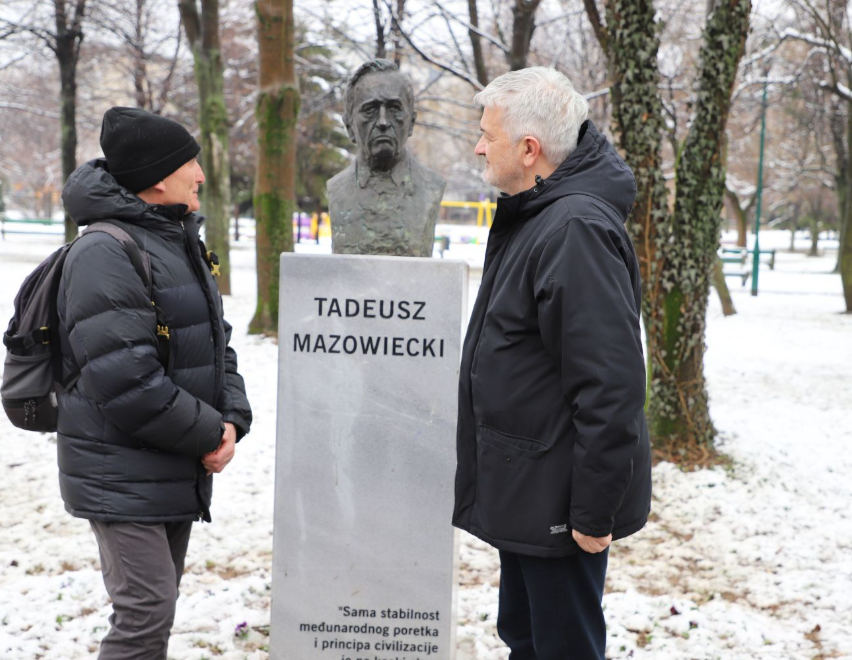 Otkrivena bista Tadeusza Mazowieckog, istinskog prijatelja BiH