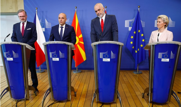 Otvaranje pregovora sa Makedonijom i Albanijom 'povijesni trenutak'