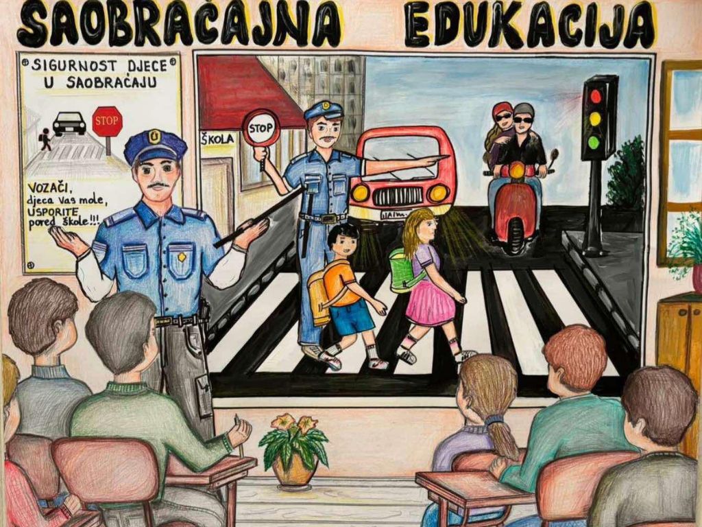 Otvoren konkurs "Sigurnost djece u saobraćaju, pokaži svoju kreativnost 2026"