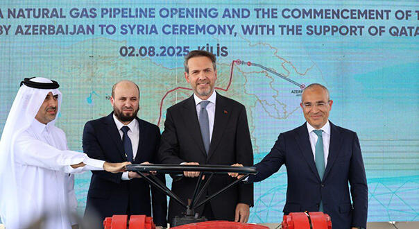 Otvoren strateški regionalni gasovod koji povezuje Siriju i Tursku