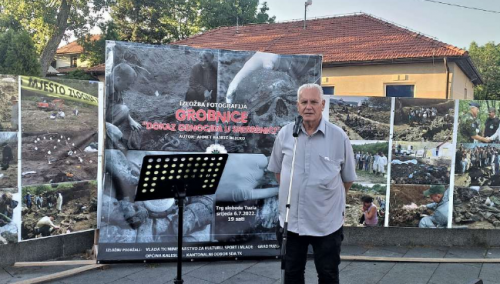 Otvorena izložba "Grobnice - dokaz genocida u Srebrenici"