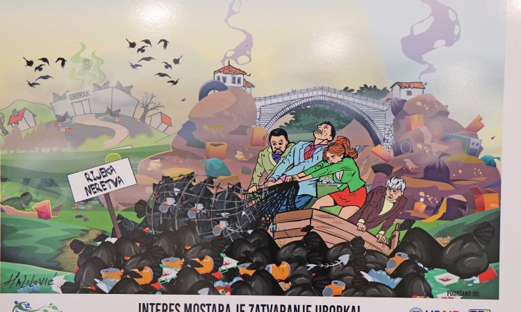 Otvorena izložba karikatura 'Uborak - da nije žalosno bilo bi smiješno'