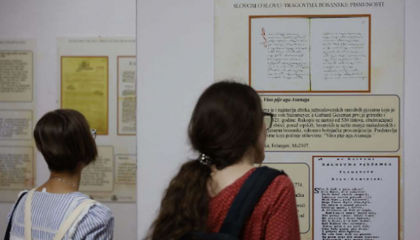 Otvorena izložba 'Slovom o slovu: Tragovima bosanske pismenosti