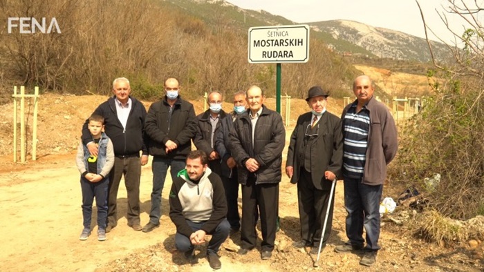 Otvorena šetnica u čast mostarskim rudarima