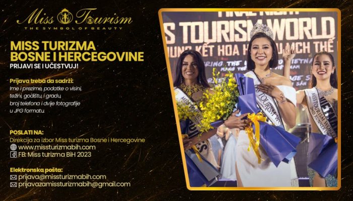 Otvorene prijave: Traži se Miss turizma BiH 2023!