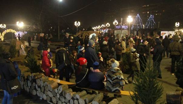 Otvoreno Božićno seoce u Beogradu