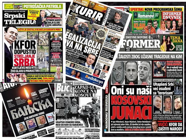 Ovo su naslovnice Vučićevih tabloida: Teroristi kao heroji