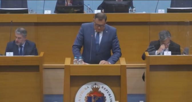 Pada Dodikov veto: Počela sjednica NSRS bez opozicije