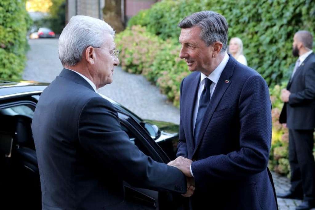 Pahor dočekao Džaferovića u Ljubljani