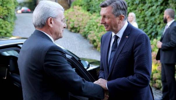 Pahor dočekao Džaferovića u Ljubljani