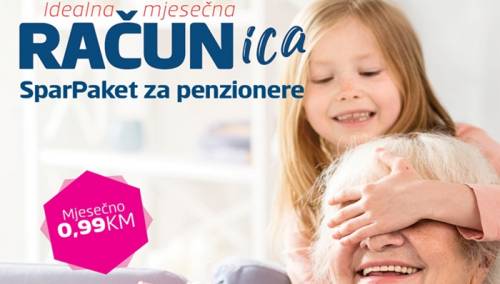 Paket usluga Sparkasse Bank za penzionere od 0,99KM mjesečno