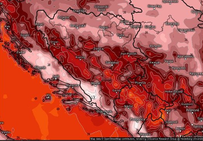'Paklene' vrućine očekuju nas u narednim danima, evo kada se predviđa pad temperatura