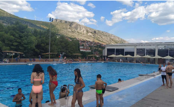 Paklene vrućine u Mostaru: Živa na termometru skočila na 41, stvarni osjećaj 44 stepena