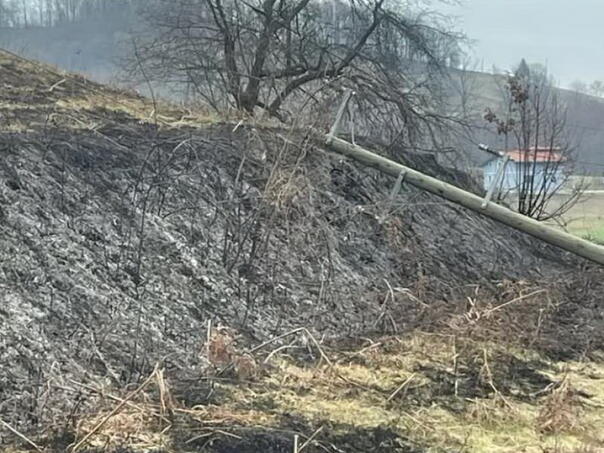 Paljenje njive izazvalo kolaps mreže: Više naselja Velike Kladuše ostalo bez struje