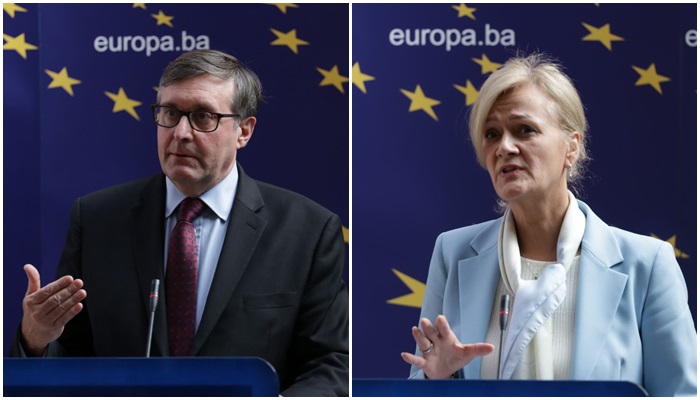 Palmer i Eichhorst u ponedjeljak u Sarajevu