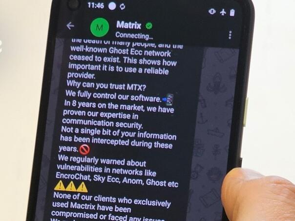 Pao MATRIX: Šifrovana komunikacija za kriminalce