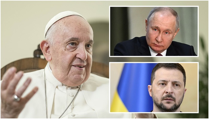 Papa Franjo želi poslati lične mirovne izaslanike Putinu i Zelenskom