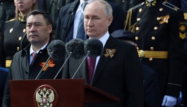 Parada u Moskvi, Putin u govoru žestoko protiv Zapada