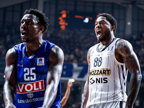 Partizan nakon produžetka savladao Budućnost i poveo u finalu ABA lige