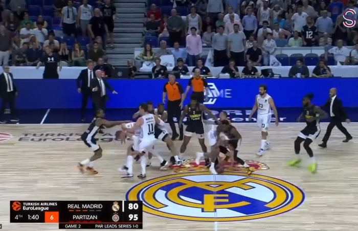 Partizan pregazio Real, brutalna tučnjava, Musa najgore prošao 