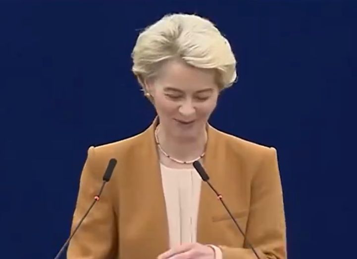Pas se ušunjao u salu Evropskog parlamenta i zalajao tokom govora Ursule von der Leyen