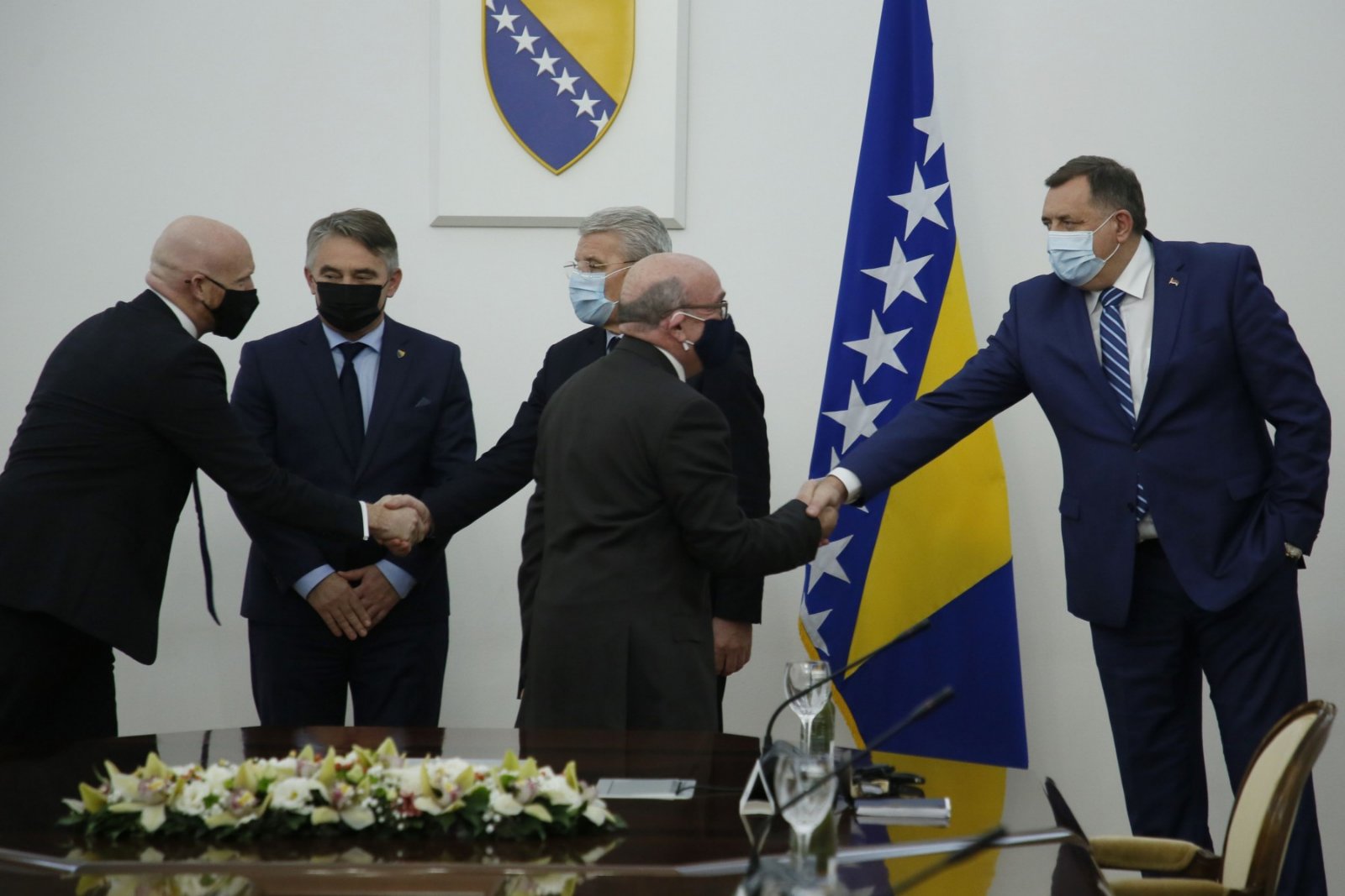 Peach stigao u Predsjedništvo BiH: Šta će mu poručiti Dodik?