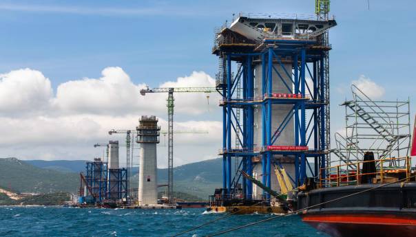 Pelješki most - dvije godine gradnje, obavljeno 50 posto posla