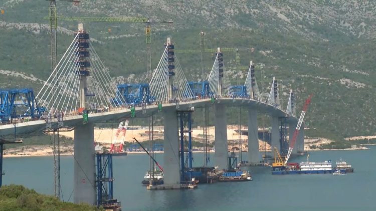 Pelješki most od srijede otvoren za promet
