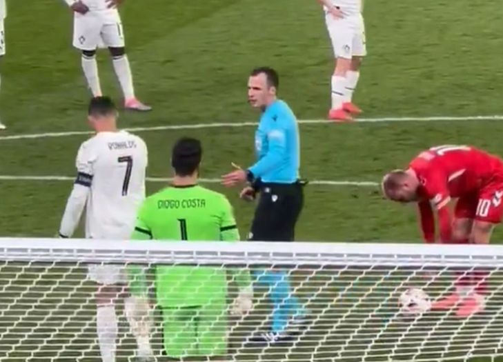 Peljto se raspravljao sa Ronaldom nakon što je svirao penal protiv Portugala