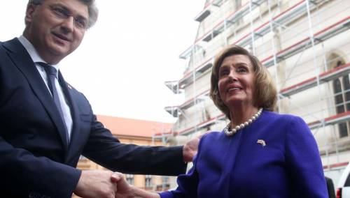 Pelosi sa Plenkovićem: 'Zahvaljujemo Hrvatskoj na liderstvu'