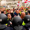 Pendrekom na poljoprivrednike: Sukob policije i demonstranata u Madridu