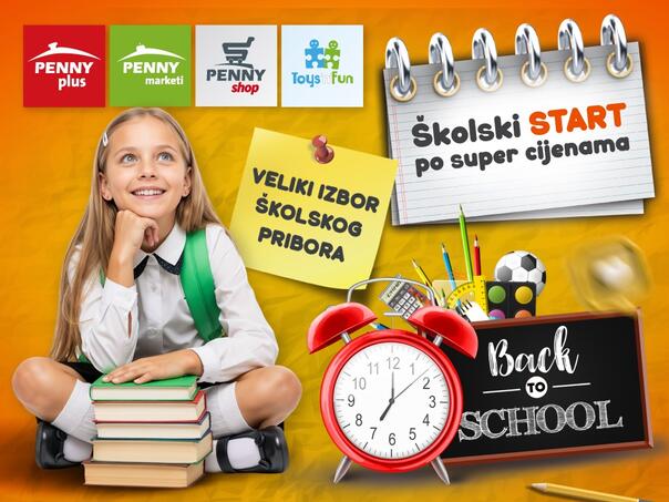 PENNY i ove godine najbolje mjesto za školski start po super cijenama