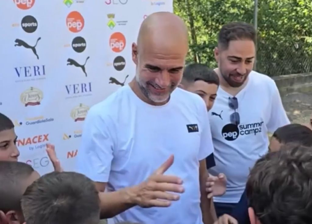 Pep Guardiola ugostio palestinsku djecu na kampu u Španiji