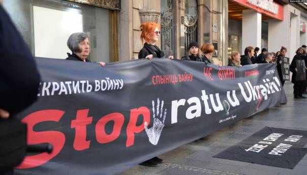 Performansom u Beogradu protiv rata u Ukrajini