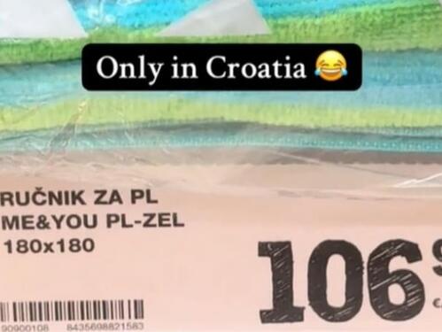 Peškir u Dalmaciji košta 106 eura, ljudi u komentarima podijeljeni