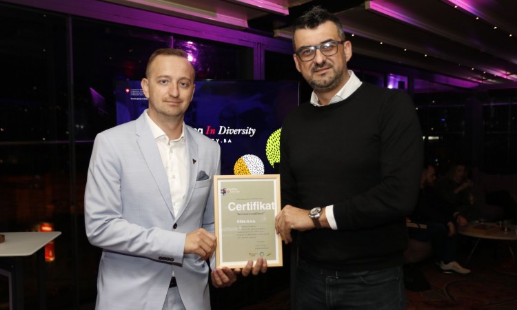 Pet bh. kompanija i institucija dobilo certifikat 'Izvrsnost u različitosti'