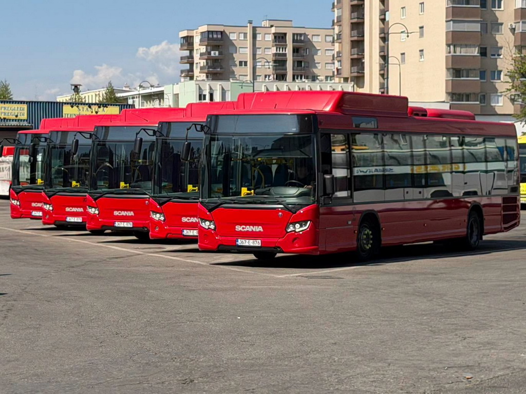 Pet novih Scania autobusa od danas na ulicama Sarajeva