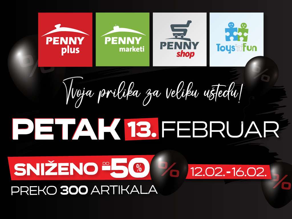 Petak 13. u Penny Plusu donosi sreću: Popusti do 50%