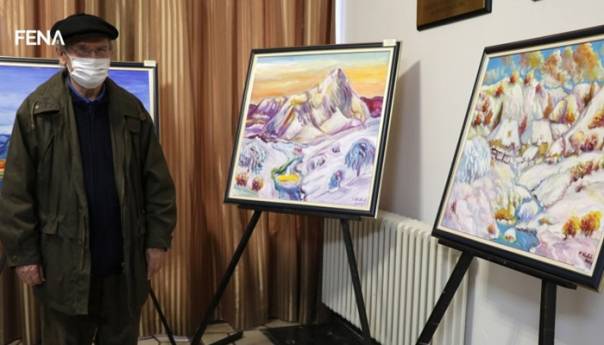 Petar Vidić poklonio 15 slika Akademiji nauka i umjetnosti BiH