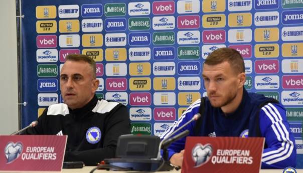 Petev i Džeko složni pred meč sa Ukrajinom: Zajedništvo glavni adut