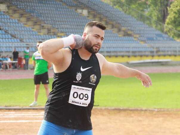 Pezer s odličnih 20.93 metra očekivano lako osvojio novi naslov bh. prvaka u bacanju kugle