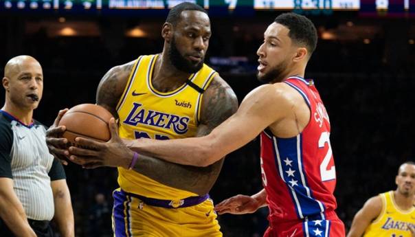 Philadelphia 76-ersi lako protiv LA Lakersa, Jazz bolji od Mavericksa