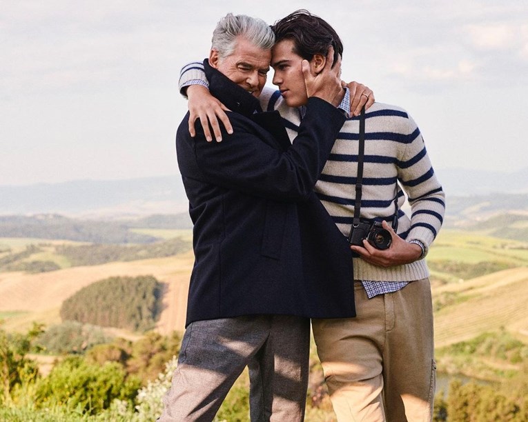 Pierce Brosnan sa sinom Parisom snimio sjajnu modnu kampanju