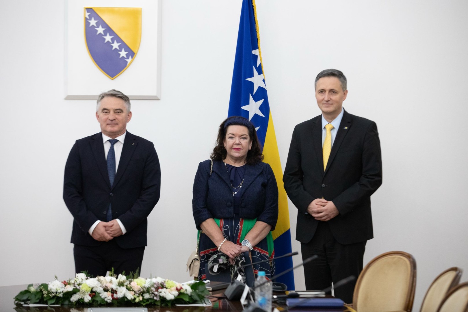 Pierce s Komšićem i Bećirovićem: Niko se neće igrati sudbinom BiH