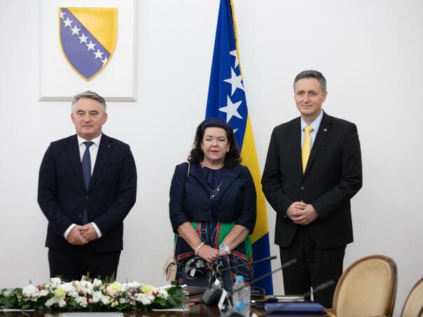 Pierce s Komšićem i Bećirovićem: Niko se neće igrati sudbinom BiH